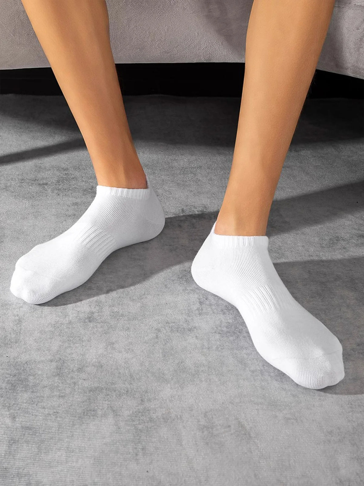 LOR MALE No-Show Sports Socks - 10 Pairs