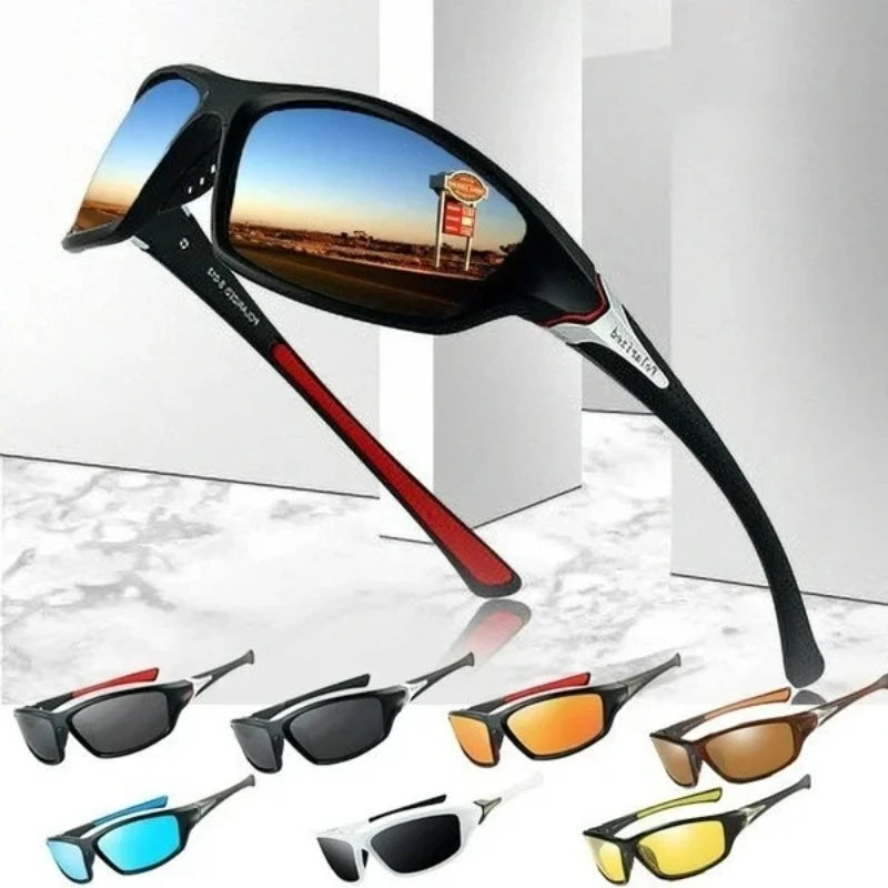 LOR MALE Luxury Polarized Men Driving Sunglasses Classic Retro Style Outdoor Sports Cyc 2