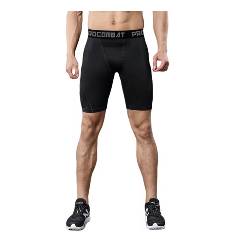 LOR MALE Men Bodybuilding Shorts Fitness Workout Inseam Gym Knickers Male Muscle Alive