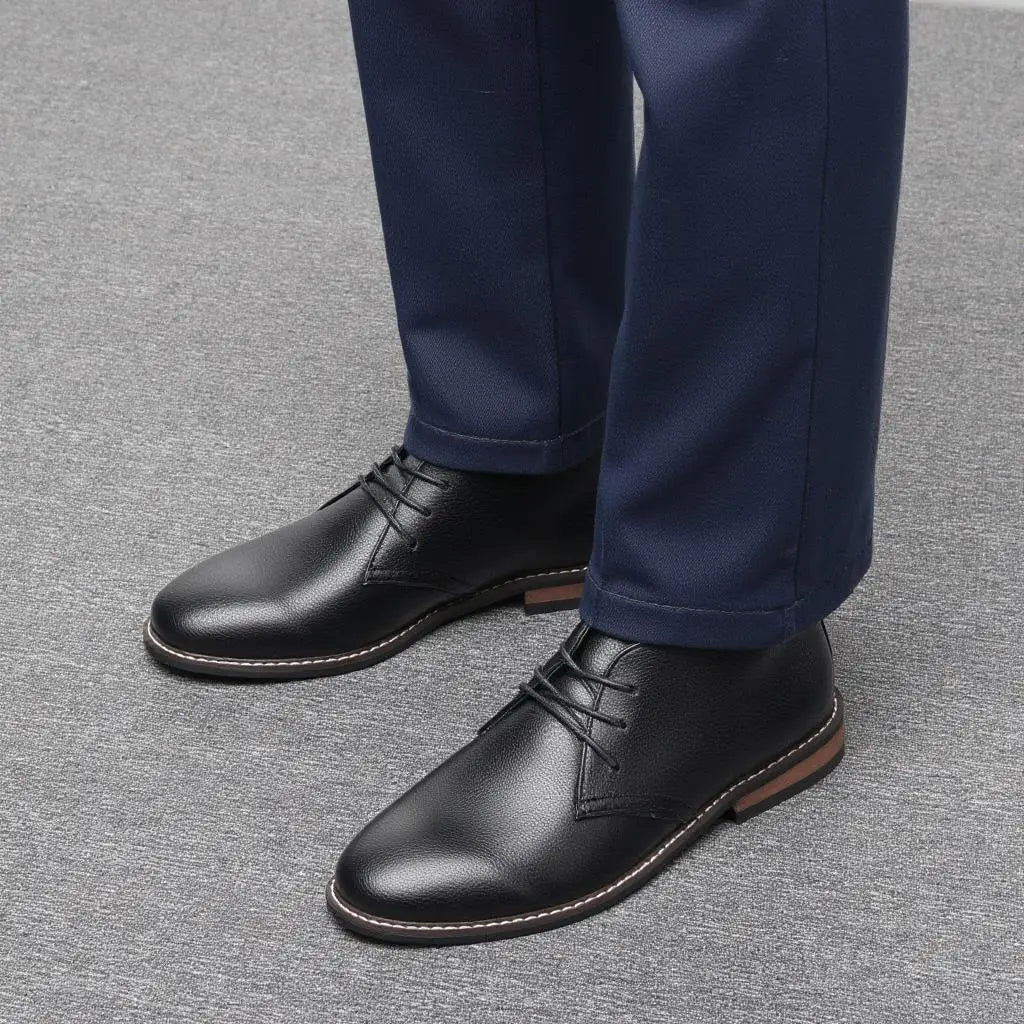 LOR MALE Boots Men Brand 2026 Casual Comfortable Retro Fashion Ankle Boots