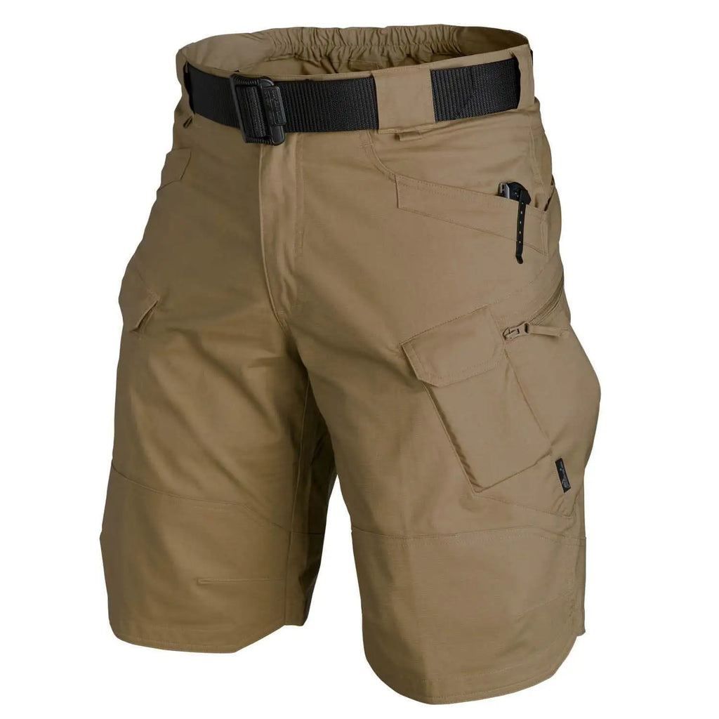 LOR MALE Shorts Men Urban Military Waterproof Cargo Tactical Shorts Male Outdoor Camo Breathable Quick Dry Pants Summer Casual Shorts