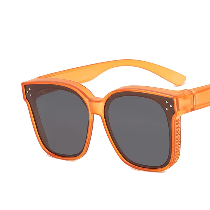 LOR MALE Polarized Sunglasses Men Women Wear Over Myopia Prescription Glasses Fashion Designer Outdoor Fishing Driving Goggles