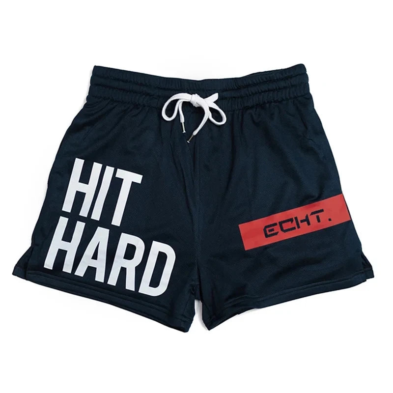 LOR MALE 2024 Summer New Men Shorts Casual Sports shorts Fitness Exercise Beach Shorts Breathable Mesh Shorts Jogger Men's Brand shorts