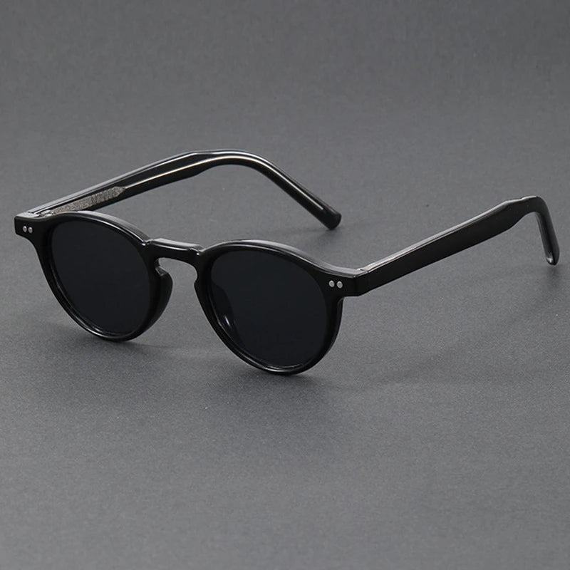 LOR MALE Polarized Sunglasses Men TR90 Frame Acetate Fashion Sun Glasses Women Unisex Trend Decoration European Style Grey Brown