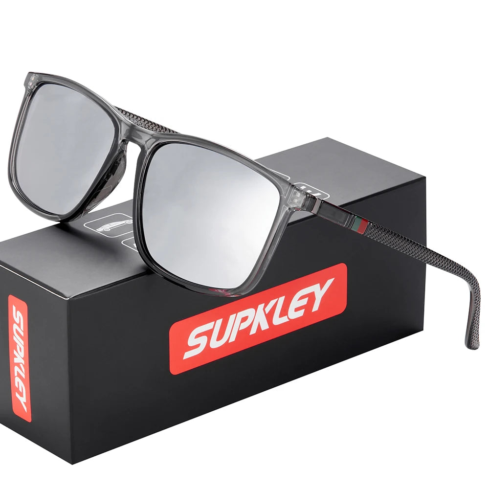 LOR MALE SUPKLEY Sports Sunglasses Polarized Comfortable Wear Square Sun Glasses Male L 2