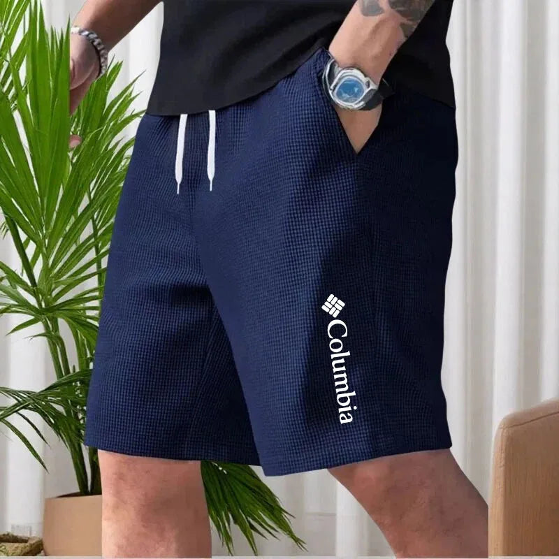 LOR MALE 2026 New casual printed shorts fashionable and popular men's shorts breathable and comfortable spring and summer sports shorts