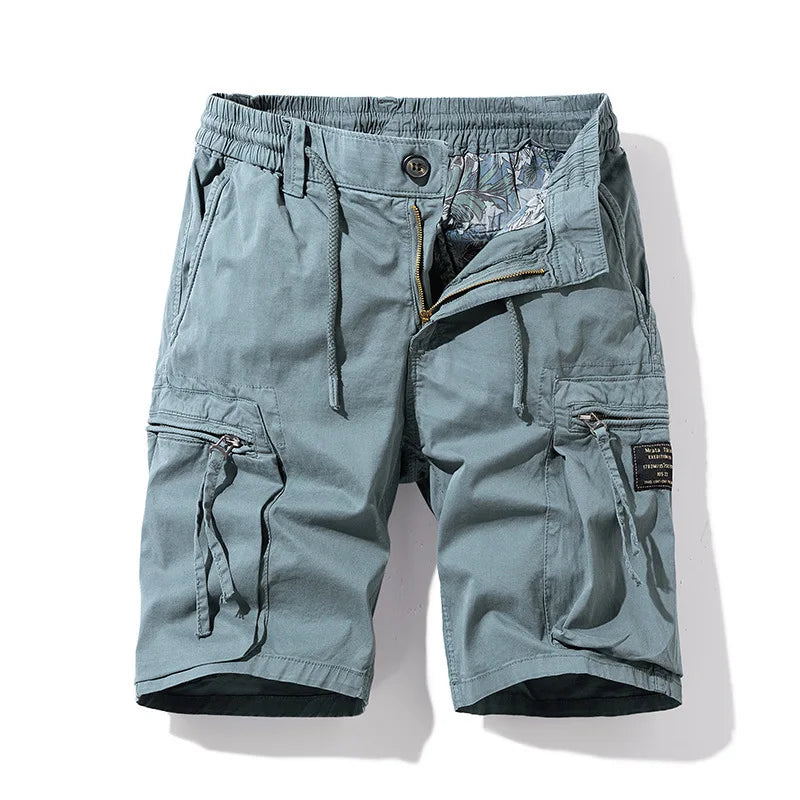 LOR MALE Men Shorts 2023 Plaid Beach Shorts Casual Camo Camouflage Shorts Military