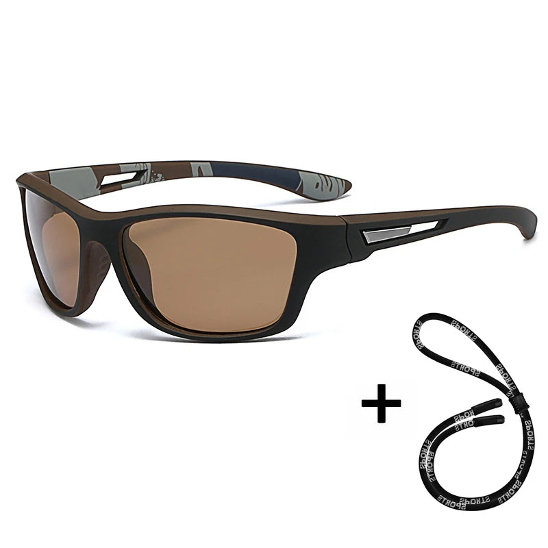 LOR MALE High Definition Polarized Sunglasses for Men Women Outdoor Sport Fishing Sun Glasses UV400 Protection Driving Eyeglasses
