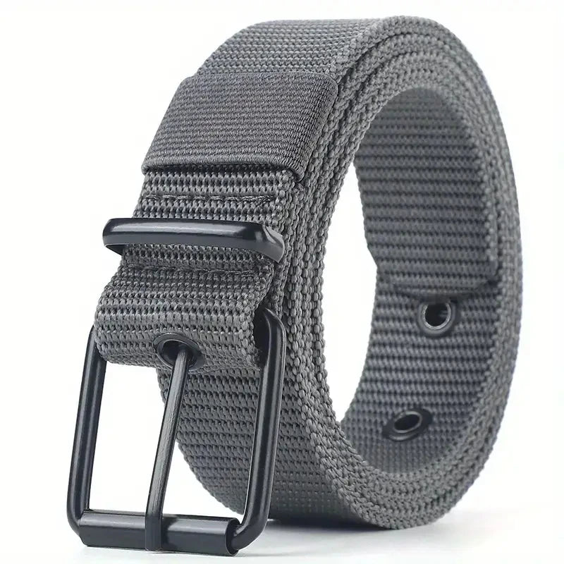 LOR MALE Men's Belt Outdoor Hunting Tactics Belt Multi functional Buckle Nylon Belt High Quality Marine Corps Canvas Belt