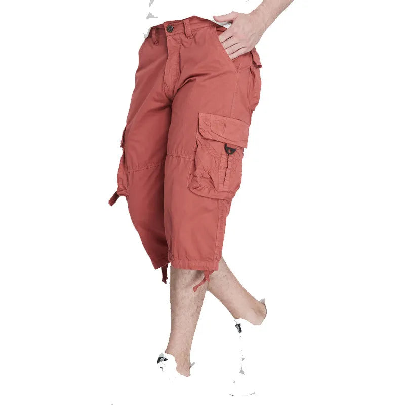 LOR MALE New Men short Summer Outdoor Leisure Comfortable Shorts Men Loose Straight High-Quality Design Shorts Male