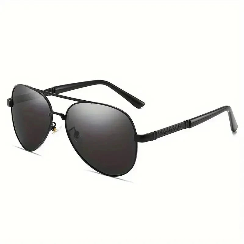 LOR MALE Polarized Sunglasses Men Metail Frame Quality Sun Glasses Brand Design Male Glasses Fishing Driving Goggles UV400