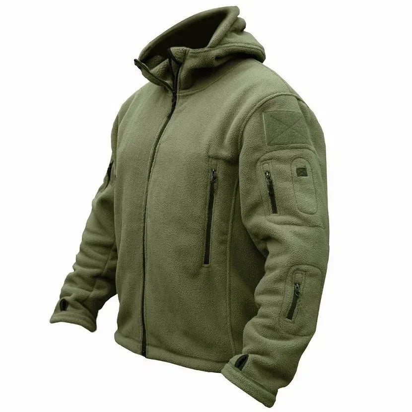LOR MALE Men's Jackets Warm Military Tactical Sports Fleece Hoodie Jackets Hiking Climbing Fishing Adventure Camping Outdoor Clothing
