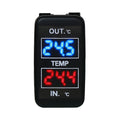 LOR MALE Dual Temperature Display Inside and Outside the Car Dual Temperature Sensor for Toyota Corolla Reiz Prado Prius
