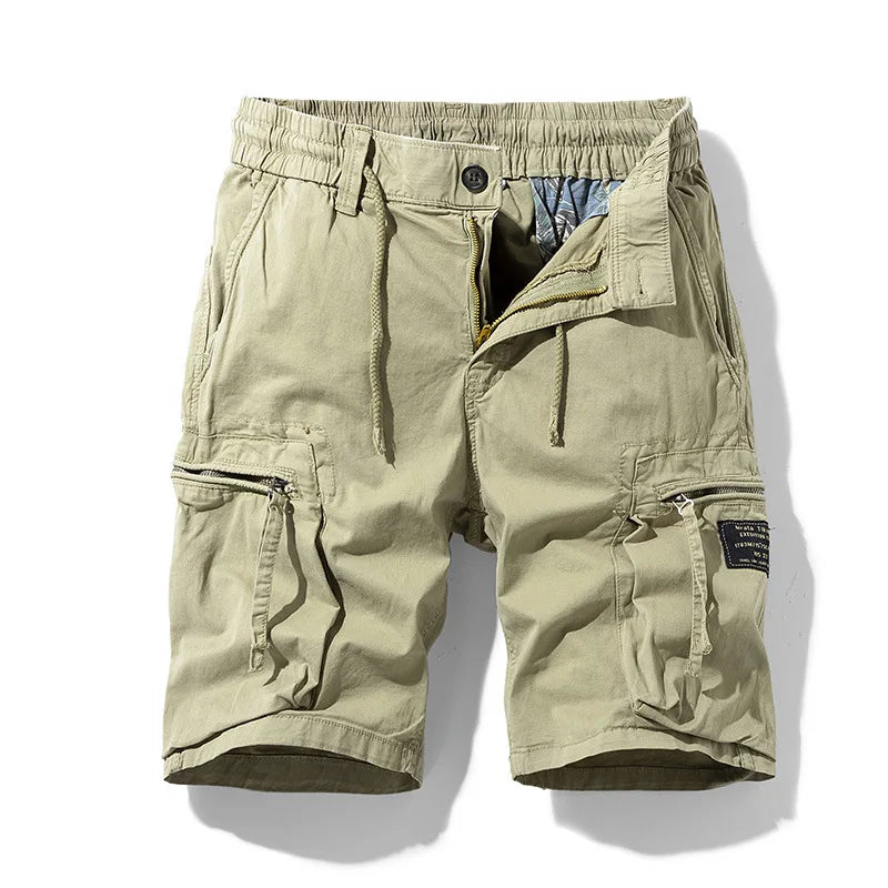 LOR MALE Men Shorts 2023 Plaid Beach Shorts Casual Camo Camouflage Shorts Military