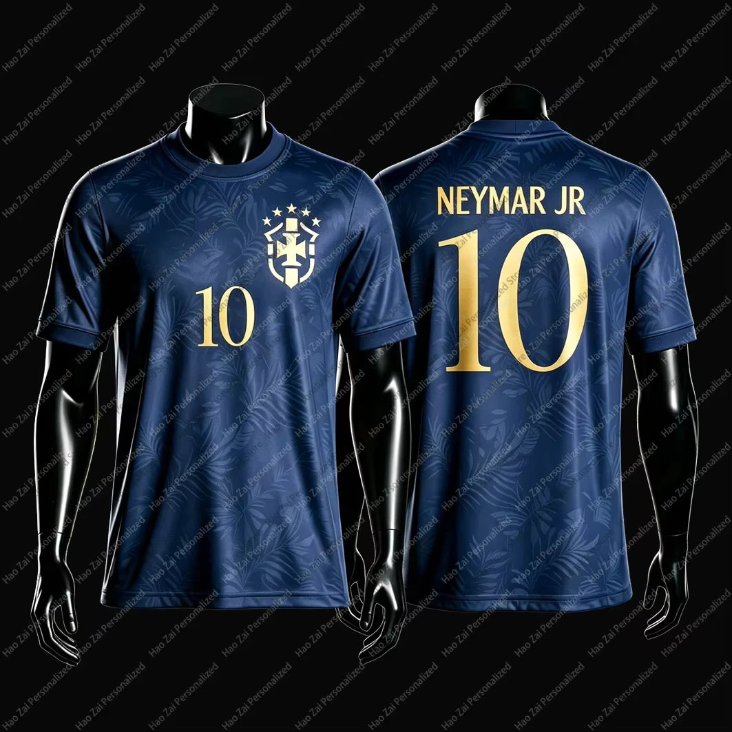 2026 Brazil National Team Fan Edition Jerseys/T-Shirts: Neymar #10 Vinícius #7—Kids Adults Men Women Sports & Casual Tops