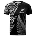 New Zealand Flag Graphic T-Shirt For Men Maori Rugby's Ball 3D Print Short Sleeve Hawaiian Street Sports T Shirts O-Neck Top Tee