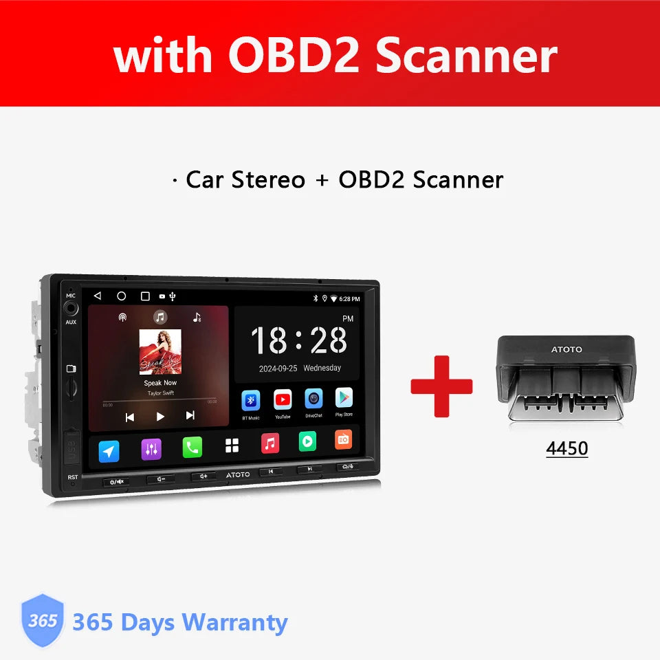 LOR MALE ATOTO 7 inch Double 2 Din Stereo Receiver Smart Car Systems Android Car Radio Automotive Multimedia Carplay Screen 2Din A5 A5L