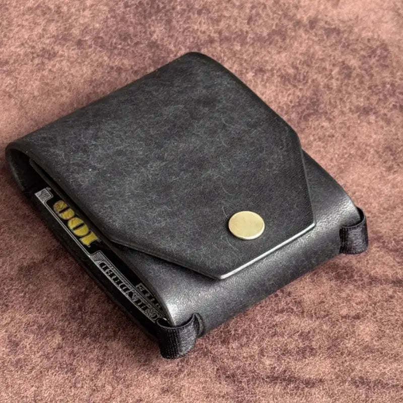 LOR MALE PU Leather Money Wrapper Wallet with Quick-Access Holder for Maximum Efficiency