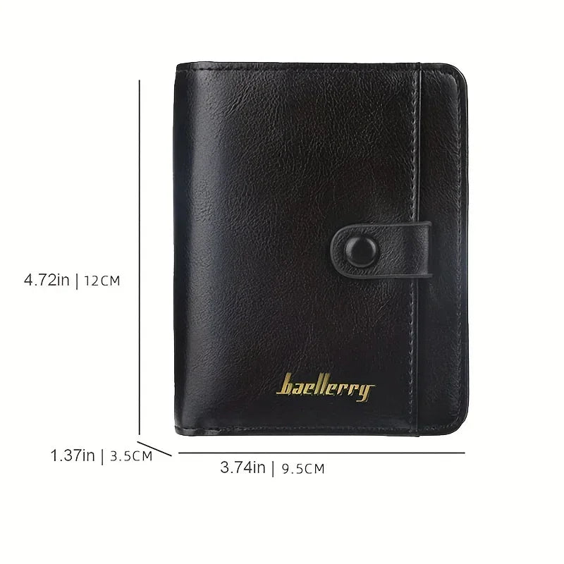 LOR MALE Custom Engrave Name High Quality Man Short Wallets Personalized Name Zipper Coin Pocket Wallet Christmas Father's Day Gift
