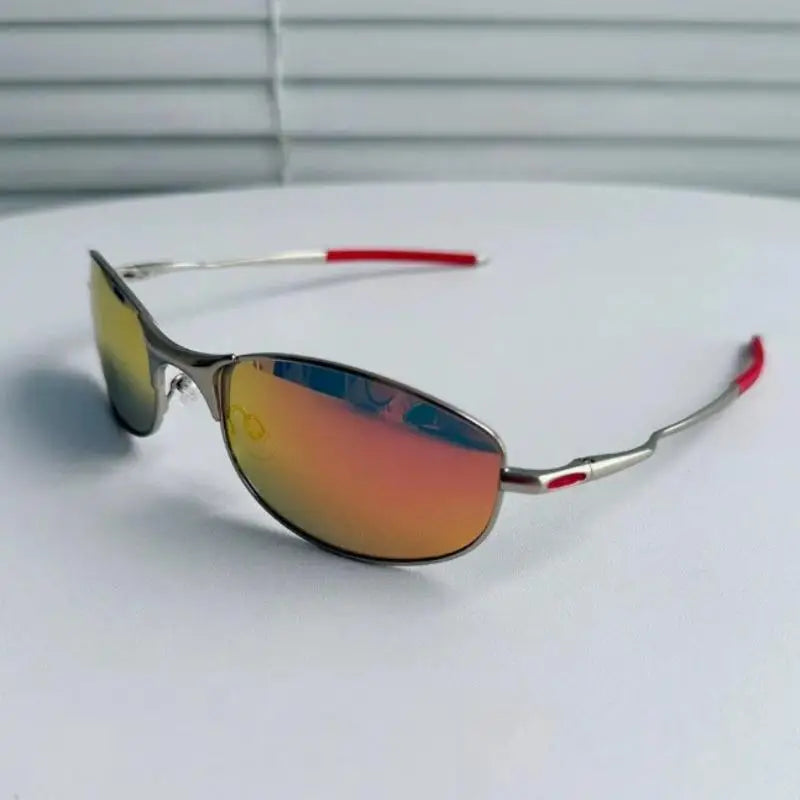 LOR MALE Polarized Sunglasses Men Goggles Women Metal Frame Sunglasses Cycling Retro Fashion Driving Fishing Sun Glasses UV400