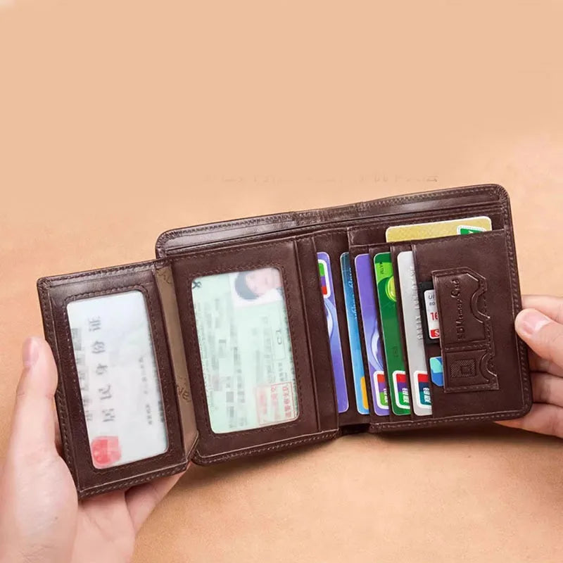 LOR MALE Classic Wallet – Slim Card & Cash Holder