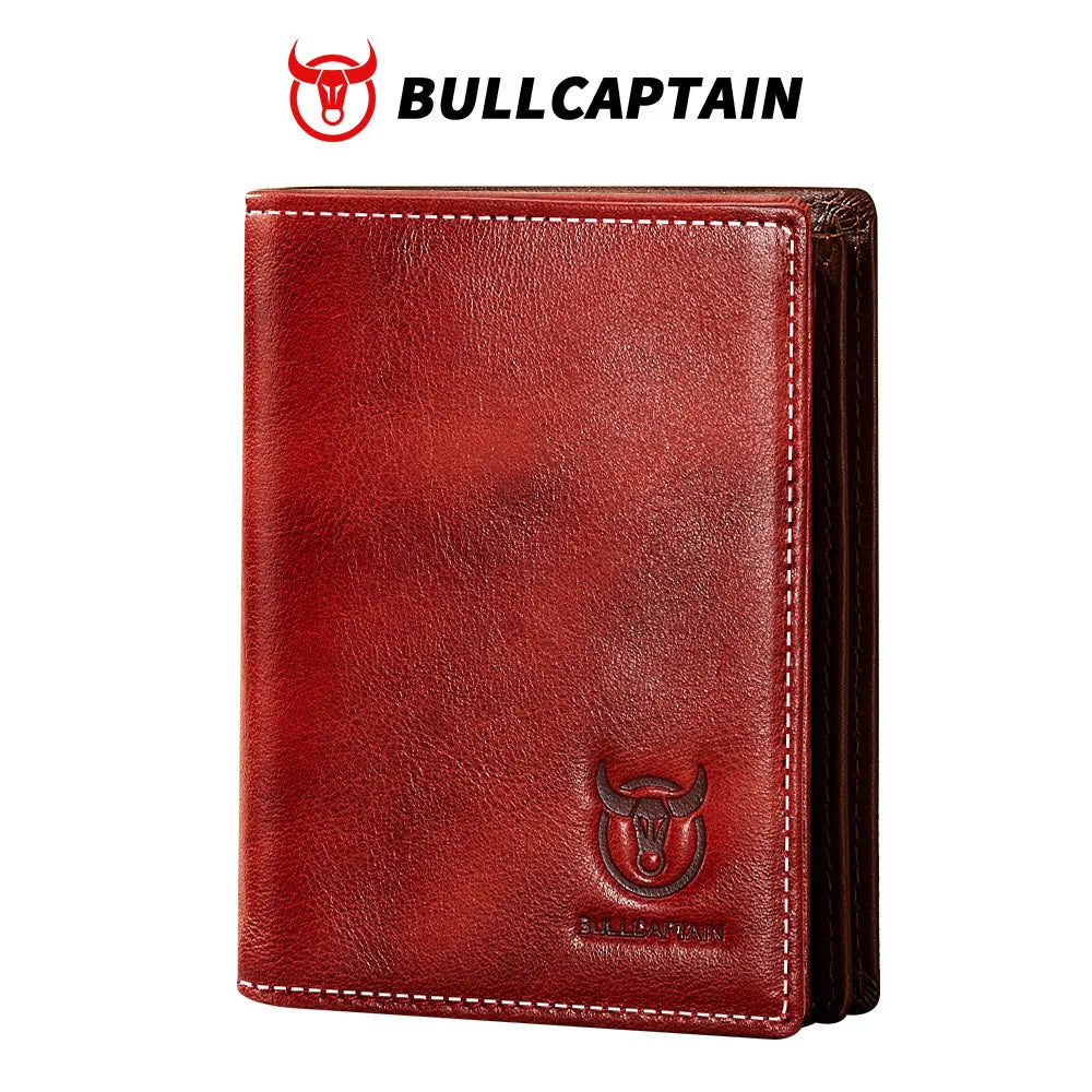 LOR MALE Men's High-End Genuine Leather Wallet, Short Style, Multi-Card Holder, Embossed Ultra-Thin Bi-Fold Wallet, Large Capacity, Multi-Card Slots, Credit Card Holder, Multifunctional Coin Purse, Men's Wallet, Men's Valentine's Day