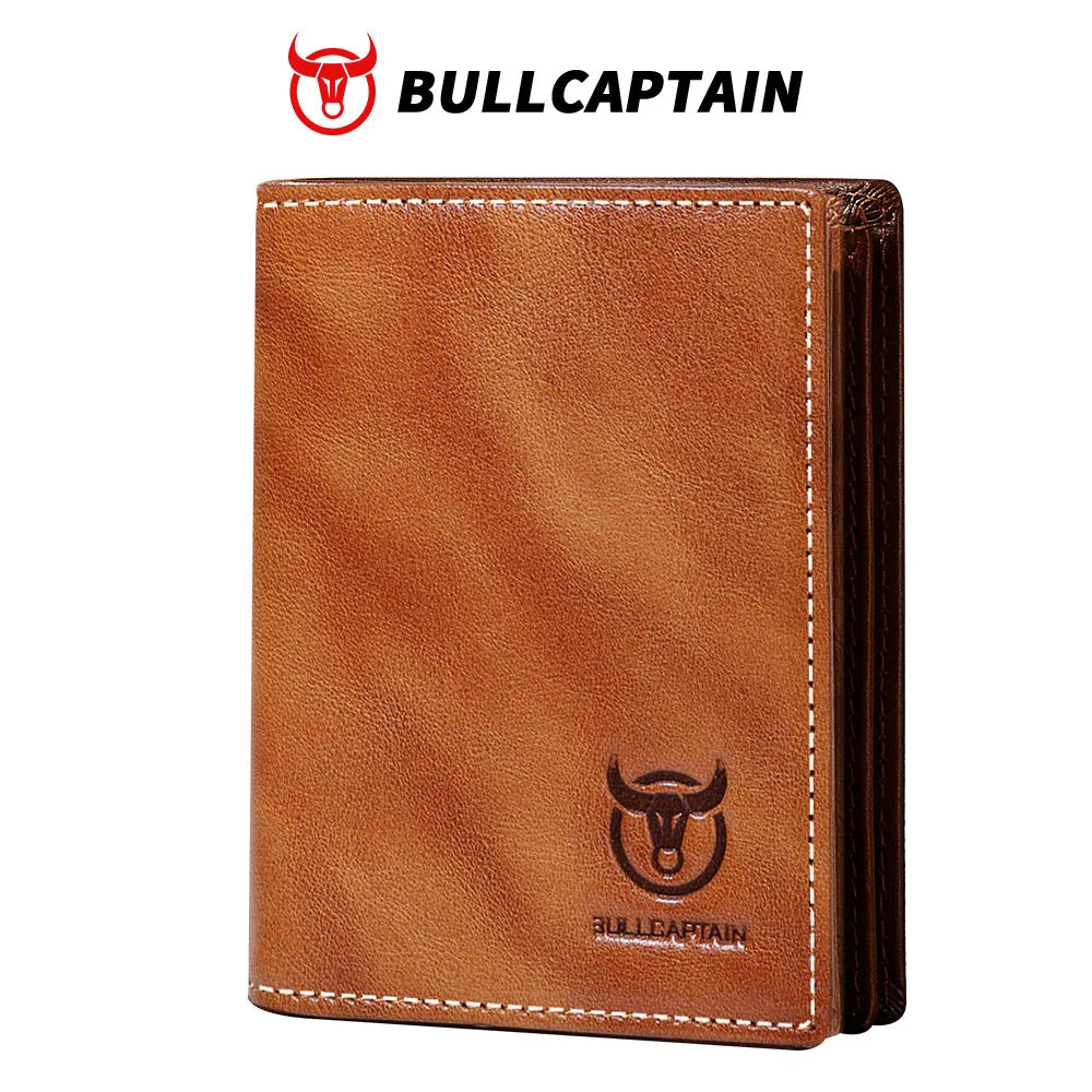 LOR MALE Men's High-End Genuine Leather Wallet, Short Style, Multi-Card Holder, Embossed Ultra-Thin Bi-Fold Wallet, Large Capacity, Multi-Card Slots, Credit Card Holder, Multifunctional Coin Purse, Men's Wallet, Men's Valentine's Day