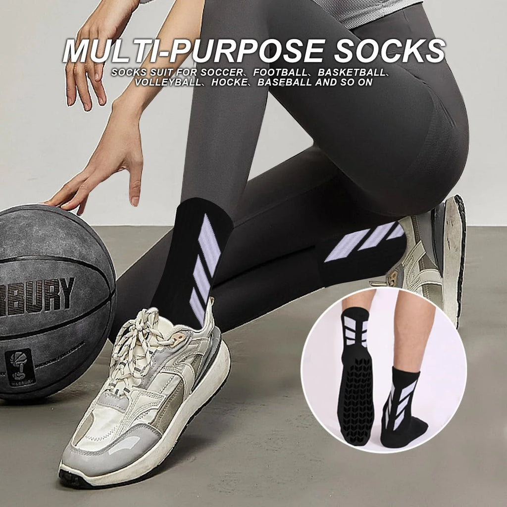 LOR MALE 1 Pair of Socks Football Socks Men's anti Slip Hospital yoga anti Slip Training Sports Socks