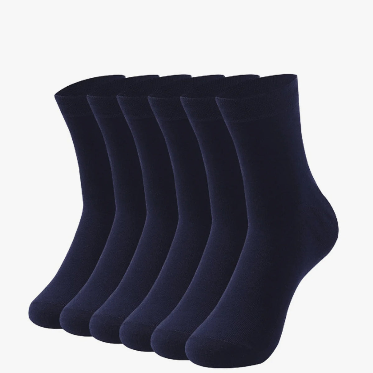 LOR MALE BasIc Mid-Calf Socks - 6 Pares