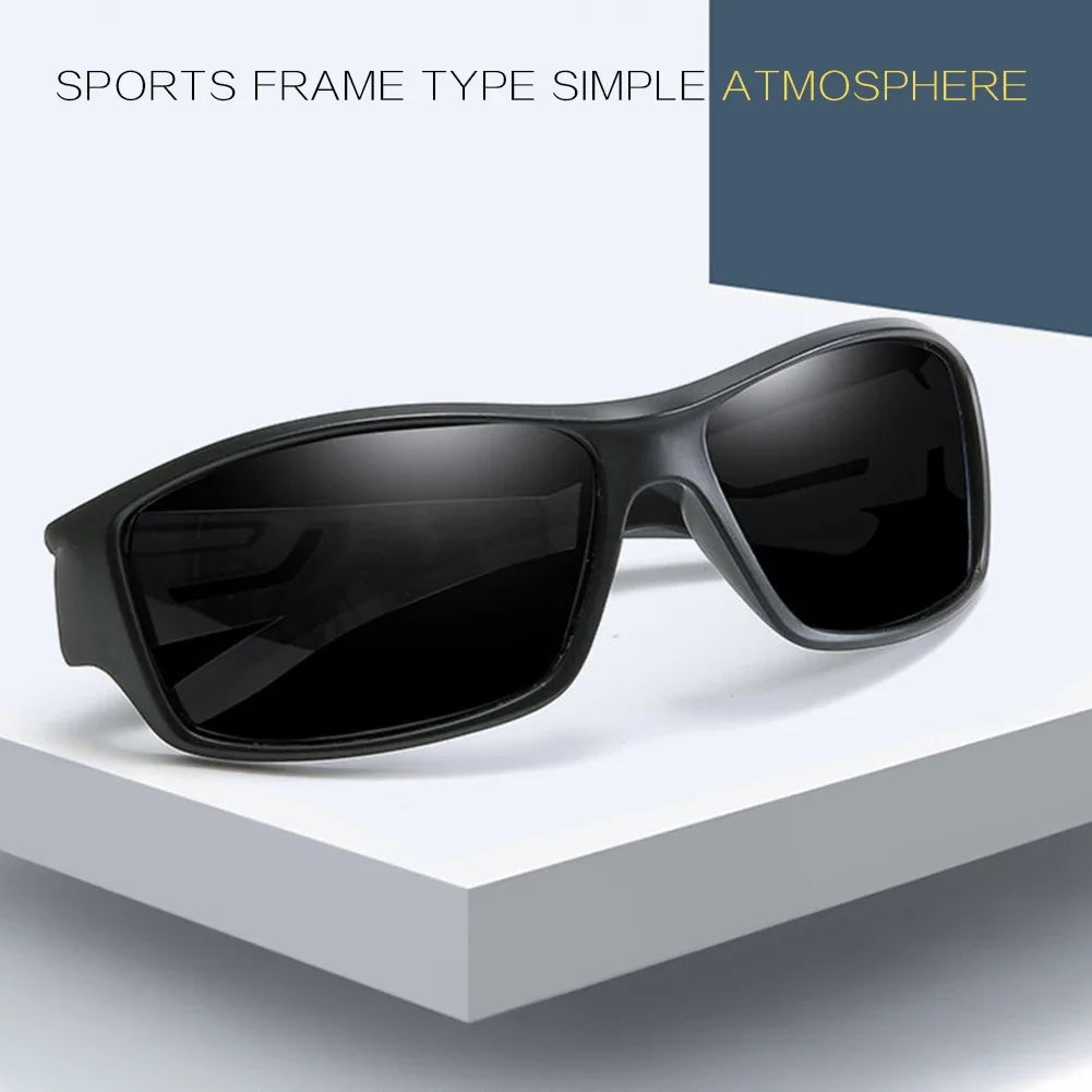 LOR MALE Polarized Sunglasses Men Designer HD Driving Sun Glasses Fashion Male Fishing Eyewear UV400 for Gafas Dirt Bike Moto Car Drivers