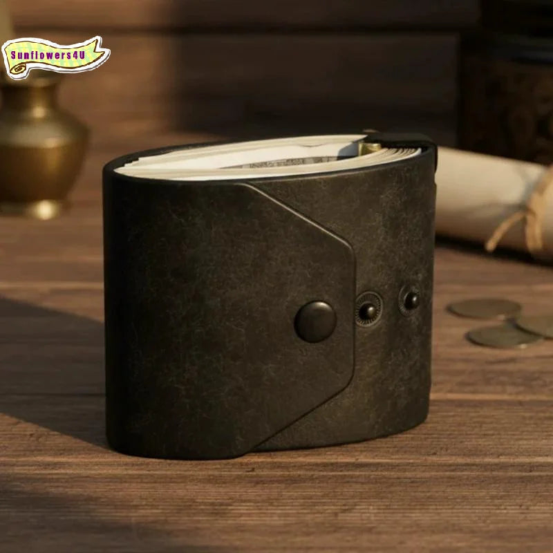 LOR MALE PU Leather Money Wrapper Wallet with Quick-Access Holder for Maximum Efficiency