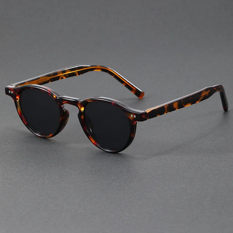 LOR MALE Polarized Sunglasses Men TR90 Frame Acetate Fashion Sun Glasses Women Unisex Trend Decoration European Style Grey Brown