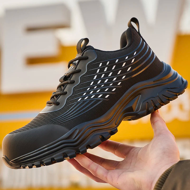 LOR MALE Construction Site Shoes insulated 6kV electrical Shoes Work Boots Safety Shoes Men Anti-smash Anti puncture Indestructible shoes