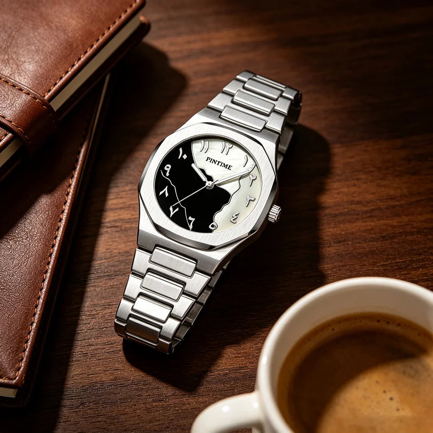 LOR MALE Watches , Luxury Quartz Analog Watch with Date Waterproof Business Wristwatch