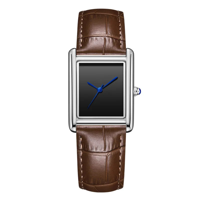 LOR MALE Reloj Top Brand Couple's Watches and Women Leather Strap Waterproof Quartz 3