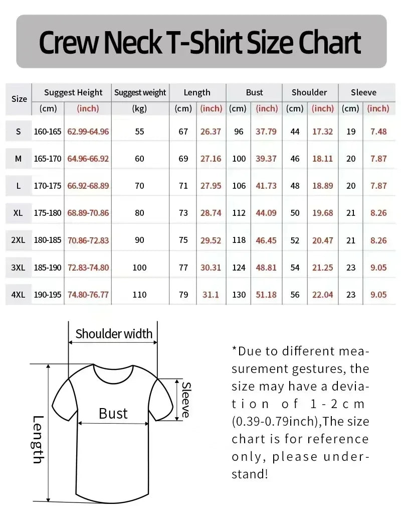 LOR MALE Men T Shirt Summer Racing Style Print Casual Loose Crew Neck Short Sleeve Tee Fashion Streetwear Sports Daily Wear Tops for Male