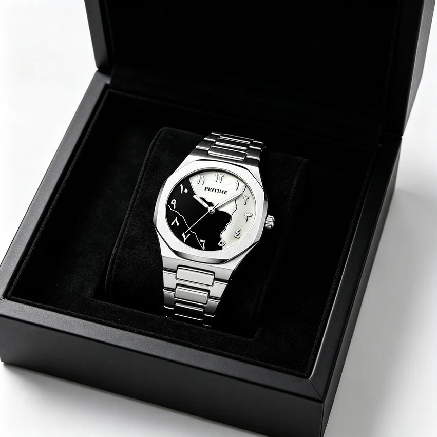 LOR MALE Watches , Luxury Quartz Analog Watch with Date Waterproof Business Wristwatch