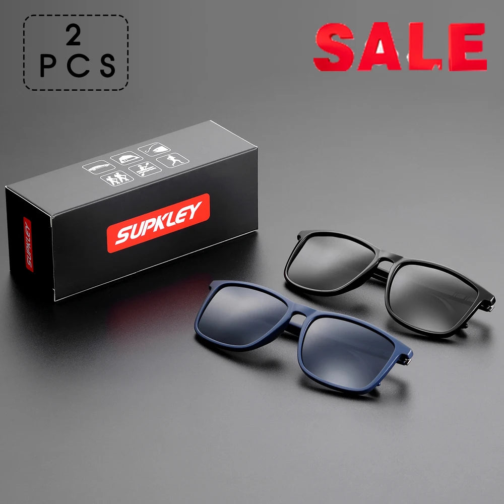 LOR MALE SUPKLEY Sports Sunglasses Polarized Comfortable Wear Square Sun Glasses Male L 2