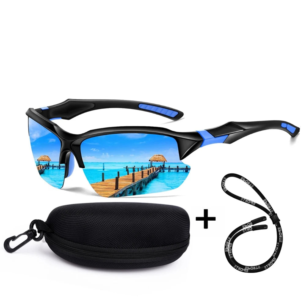 LOR MALE New Polarized Sunglasses For Men Woman Outdoor Lightweight Sports Protection Goggles Fashion Brand Driving Sun Glasses