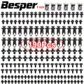 LOR MALE 190pcs Car Retainer Clips 6 Sizes Fasteners Automotive Plastic Clips Kit Auto Trim Panel Clip Mixed Car Body Bumper Rivet