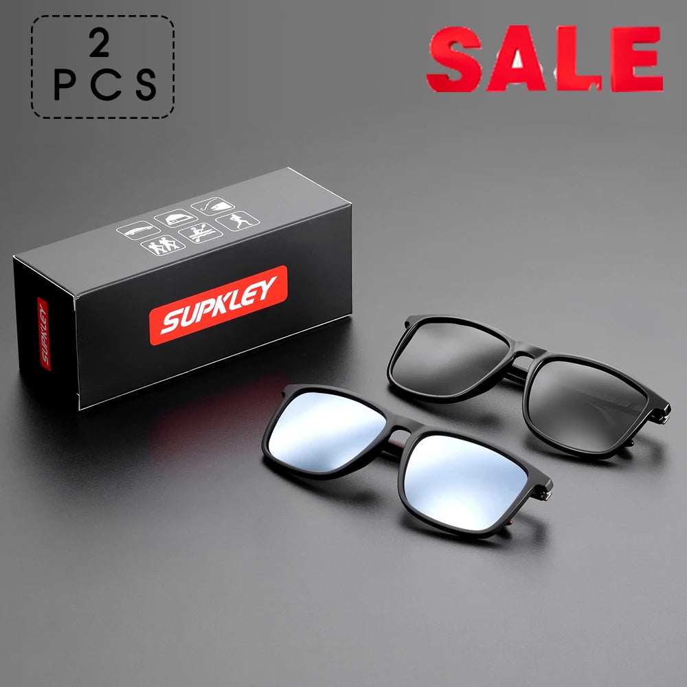 LOR MALE SUPKLEY Sports Sunglasses Polarized Comfortable Wear Square Sun Glasses Male L 2