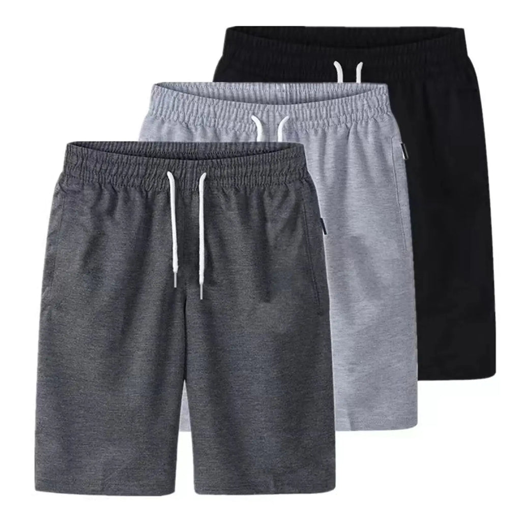 LOR MALE Summer Casual Shorts Men Breathable Casual Cotton Beach Shorts Comfortable Fitness Basketball Sports Short Pants Male Bermudas