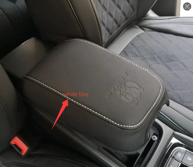 LOR MALE Car Accessories For Skoda Kodiaq 2017-2024 Car Center Console Arm Rest Protection Cushion Armrests Storage Box Cover Pad