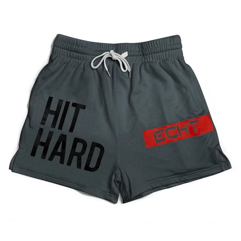 LOR MALE 2024 Summer New Men Shorts Casual Sports shorts Fitness Exercise Beach Shorts Breathable Mesh Shorts Jogger Men's Brand shorts