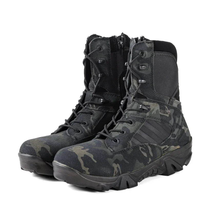 LOR MALE Men's Boots 2026 New Combat Shoes For Men Outdoor Sport Climb Mountains Cross Country Men Sneakers sapatos masculinos