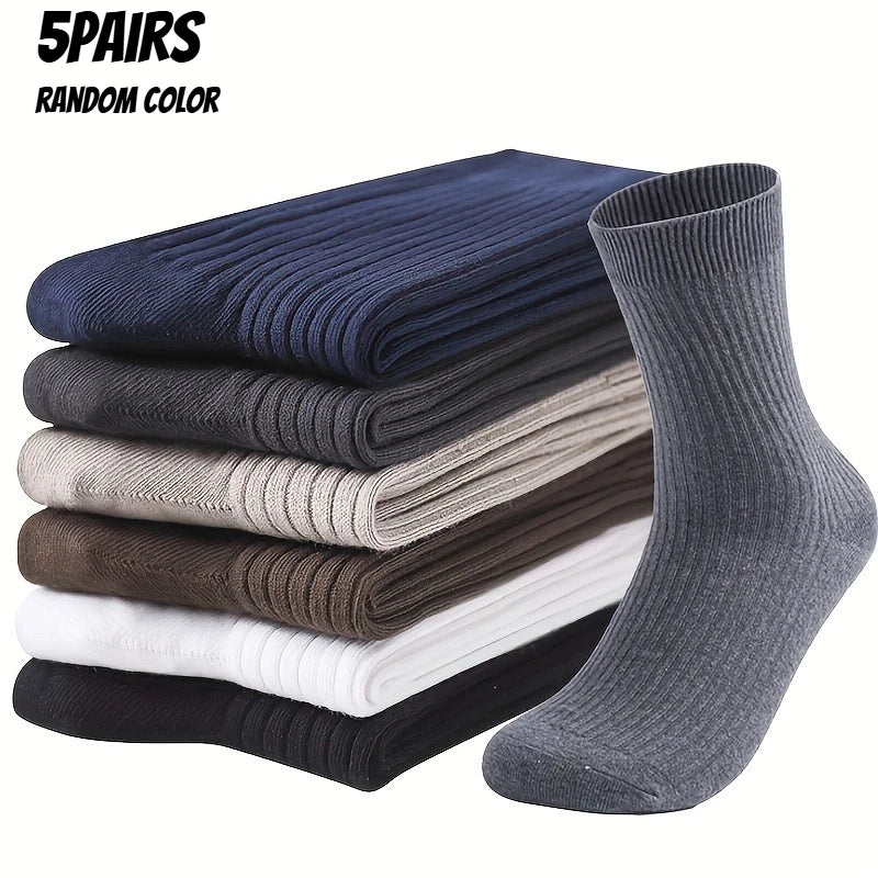 LOR MALE Breathable Socks - 5 Pairs