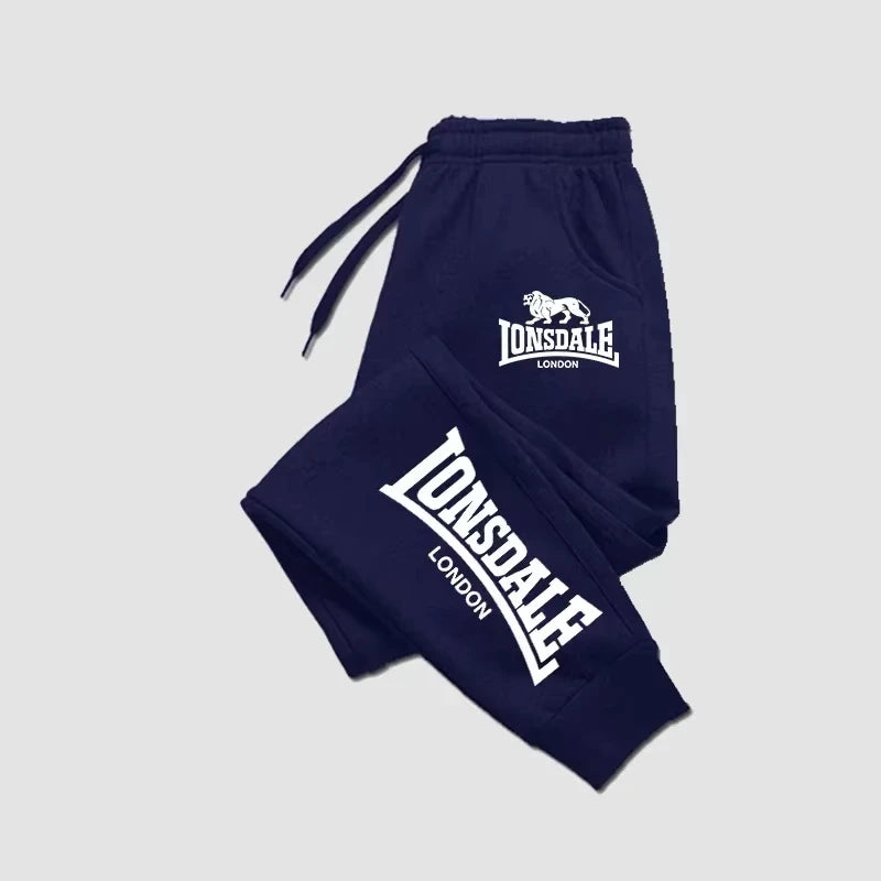 LOR MALE Men Printed Pants EVERLAST Men Women Running Pants Joggers Sweatpant Sport Casual Trousers Fitness Gym Breathable Pants