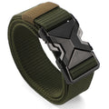 LOR MALE Men's Belt Outdoor Hunting Tactics Belt Multi functional Buckle Nylon Belt High Quality Marine Corps Canvas Belt
