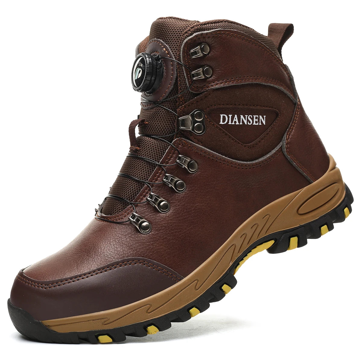 LOR MALE Men's Safety Work Boots Indestructible Steel Toe Anti- Smash Resistant Stab Proof Safety Shoes Breathable Slip-Resistant Durable