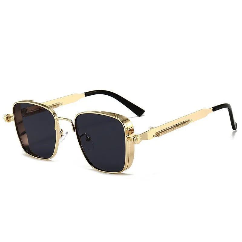 LOR MALE 2025 Polarized Sunglasses Men High End Handsome Driving Special Anti UV High Quality Metal Punk Fashion Trends Sunglasses